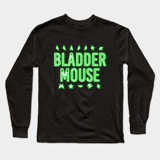 BladderMouse Neon Logo Long Sleeve T-Shirt